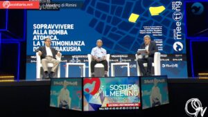 Toshiyuki Mimaki e Masao Tomonaga al Meeting di Rimini 2025