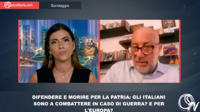Difesa, sondaggio choc: 77% italiani non è disposto a difendere la patria, analisi di Ferrari Nasi