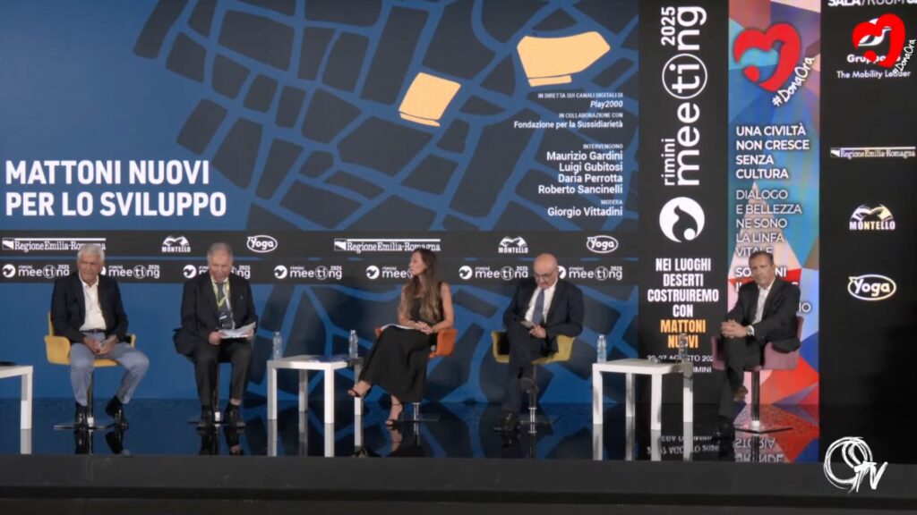 Incontro "Mattoni nuovi per lo sviluppo" al Meeting di Rimini 2025