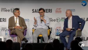 Gli scrittori Colum McCann e Javier Cercas al Meeting di Rimini 2025