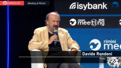 Banchi di Solidarietà al Meeting 2025, Davide Rondoni: la povertà è un brivido, la miseria è mancata speranza