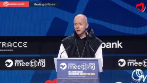 Mons. Erik Varden OCSO, Vescovo di Trondheim (Norvegia) e Presidente della Conferenza Episcopale Scandinava, al Meeting di Rimini 2025