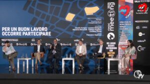 Incontro "Per un buon lavoro occorre partecipare" al Meeting di Rimini 2025