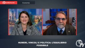Mario Baldassarri, economista ed ex viceministro dell'Economia, intervistato da Eleonora Rossi