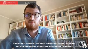 Tommaso Pagni Fedi di Colloqui Fiorentini, intervistato da Maddalena Ferroni