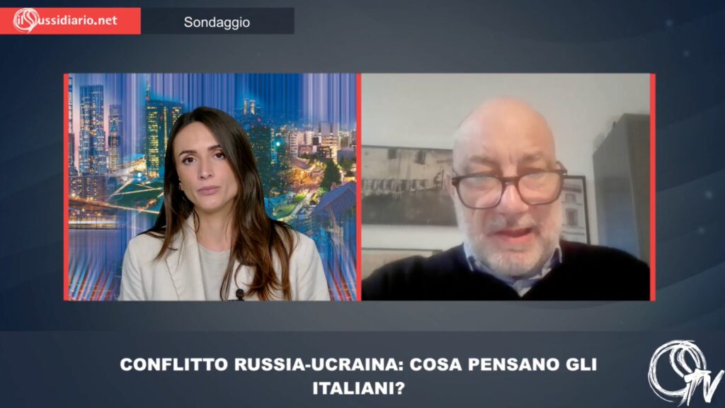 Arnaldo Ferrari Nasi, sondaggista, intervistato da Maddalena Ferroni (Foto: SUSSIDIARIO TV)