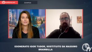 Claudio Franceschini, giornalista sportivo, intervistato da Eleonora Rossi (Foto: SUSSIDIARIO TV)