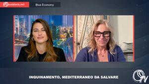Stefania Gandini, esperta di comunicazione e Blue Economy, intervistata da Eleonora Rossi (Foto: SUSSIDIARIO TV)
