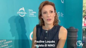 La regista Pauline Loquès intervista da Emanuele Rauco (Foto: SUSSIDIARIO TV)
