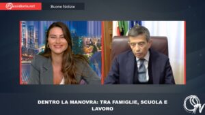Maurizio Lupi, leader di Noi Moderati, intervistato da Eleonora Rossi