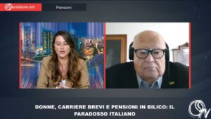 Giuliano Cazzola, editorialista, intervistato da Eleonora Rossi