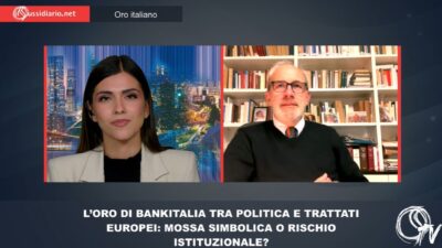 Bankitalia e riserve auree, Esposito: “UE contesta Roma, ma Francia e Belgio hanno leggi identiche”