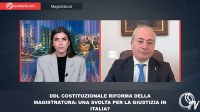 Giustizia, il sottosegretario Ostellari: “Basta correnti, la riforma ridà equilibrio ai poteri dello Stato”