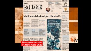 Rassegna stampa 14 novembre 2025, la copertina