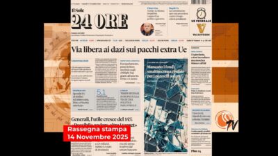 Rassegna Stampa di oggi, 14 novembre 2025. Le prime pagine: spunta la tassa sull’oro