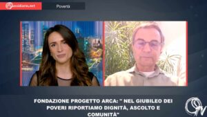Alberto Sinigallia, presidente della Fondazione Progetto Arca, intervistato da Maddalena Ferroni (Foto: SUSSIDIARIO.TV)