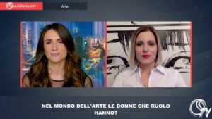 Caterina Verardi, art advisor, intervistata da Maddalena Ferroni (Foto: SUSSIDIARIO TV)