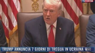 Guerra in Ucraina, “tregua per una settimana per il gelo”: l’annuncio del presidente Donald Trump