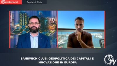 SANDWICH TV, Muccioli: “Servono capitali europei per l’AI, Europa rischia di perdere treno dell’innovazione”