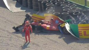 L'incidente di Leclerc a Monza